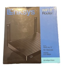 Linksys WiFi 6 Dual-Band Intelligent Mesh AX2200 MR20MS Router-NEW Sealed
