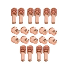 20 Piece 220671 Plasma Mechanized Cutting Nozzle & 220669 Plasma Electrode Tips