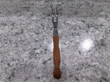 Cutco Carving/Turning Fork, w/Classic Brown Handle, Vintage