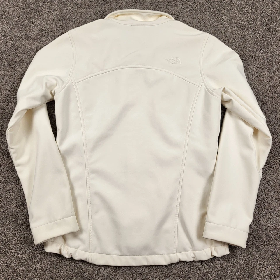 Chaqueta forrada de vellón The North Face para mujer M mediana crema suave Foto 3 de 4