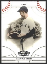 George Bush #33 2008 Donruss Threads Yale Bulldogs