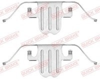 1X Quick Brake 109-1751 ZubehöRsatz Scheibenbremsbelag FüR Bmw Mini