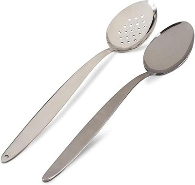 BNAZIND Chef Kunz Spoon XL | Pack of 2 | 12 inch 18/10 Stainless Steel | Larg...