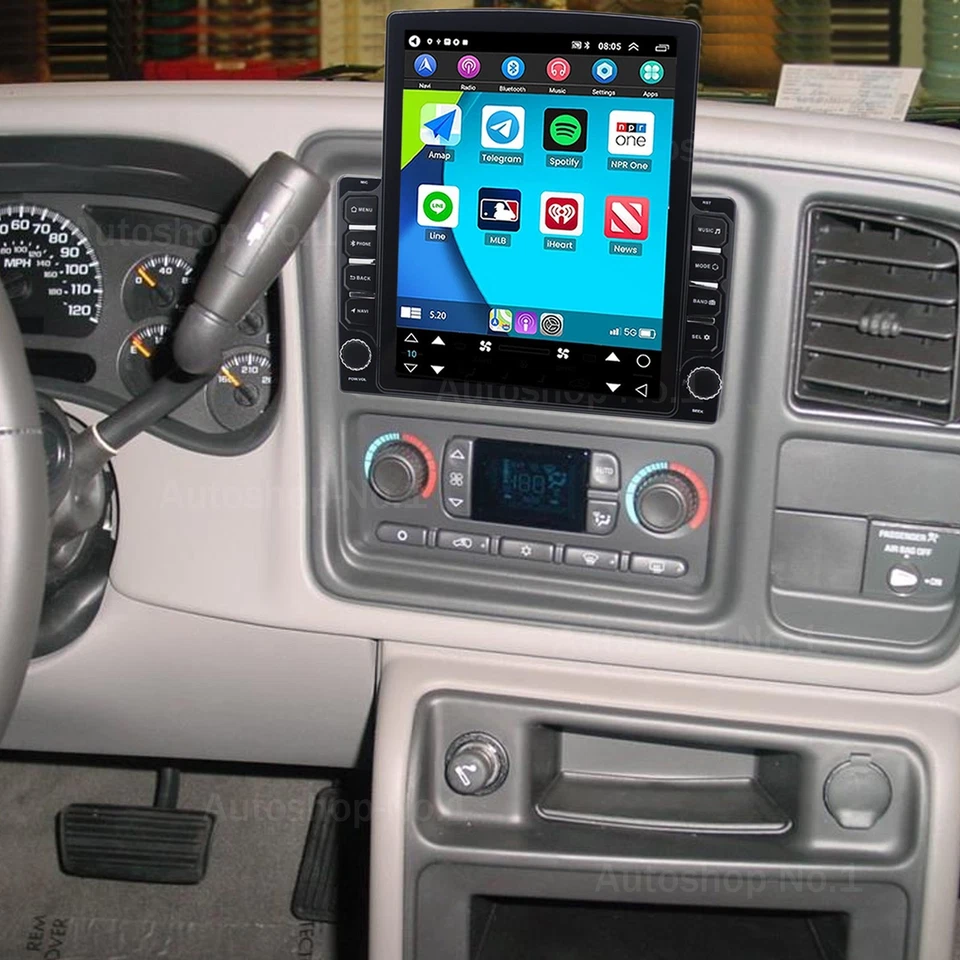 For Chevrolet Tahoe 2003-2006 Car Radio Stereo GPS Navi WiFi Carplay Android 13 - Image 3 of 4