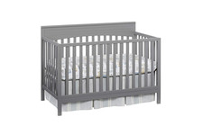 Harper 4-In-1 Convertible Crib, Dove Gray, Greenguard Gold Certified