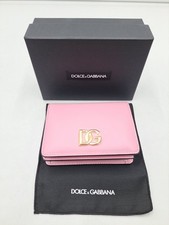 Dolce & Gabbana Continental Wallet Pastellrosa – Vitello Liscio Leder