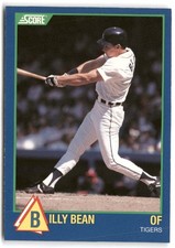 1989 Score Hottest 100 Rising Stars #19 Billy Bean
