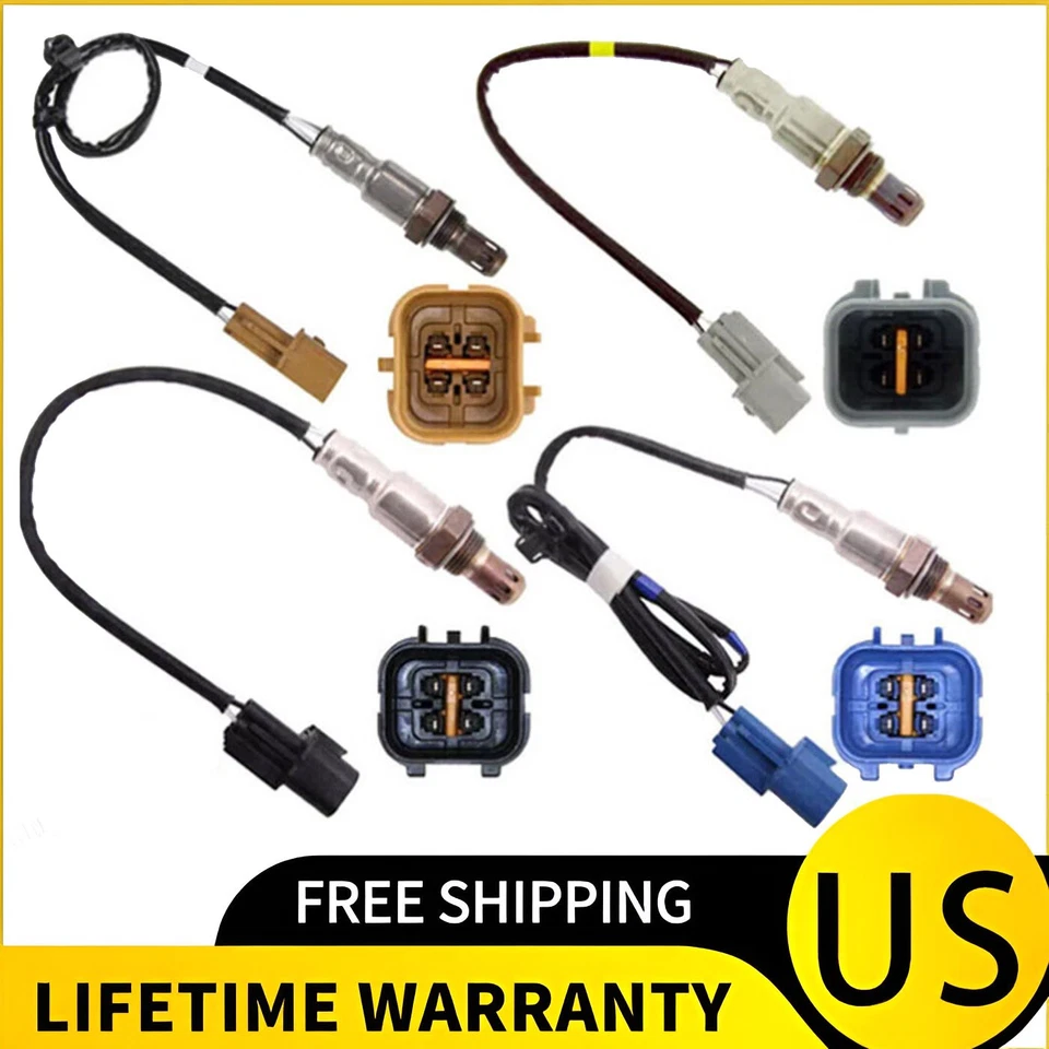 Set of 4 Oxygen O2 Sensor Up+Downstream For 2014 2015 2016 2017 2018 Kia Sedona - Image 2 of 4