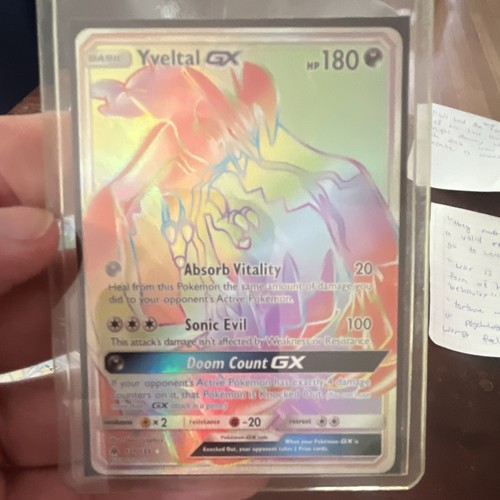 Yveltal GX SM137 SM Promo Holo English Pokémon TCG Card GX HP 180