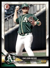 2018 Bowman Draft Sheldon Neuse Oakland Athletics #BD-123