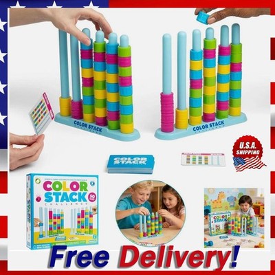 Creative Color Stack Challenge A Fast-Paced Color Matching Puzzle Board Game US