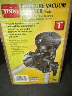 #ad #ad Toro 1” Pressure Vacuum Breaker 25 150 PSI 5.0 45.0 GPM FNPT Inlet Outlet $89.10