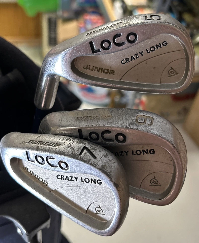 Dunlop/Loco Golf Crazy Long Junior Set With Bag 5 club putter wood 5 6 7 - Image 4 of 4