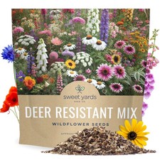 Deer Resistant Wildflower Mixture - Bulk 1 Ounce Packet - Over 15,000 Deer To... 223.84 per gallon