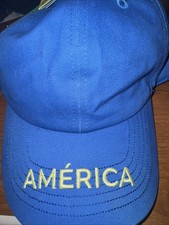 Club America Hat Cap Strapback Soccer Football Aguilas Blue Adjustable Rhinox