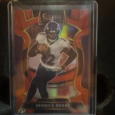 Panini Select Club Level no huddle red Prizm Derrick Henry Ravens #249 /99