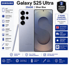 New Samsung  S25 Ultra 5G 256GB UNLOCKED 2 YEARS SAMSUNG WARRANTY Silver Blue