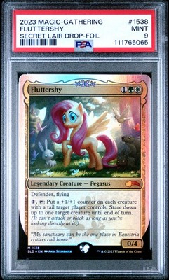 2023 MTG SECRET LAIR DROP FOIL #1538 FLUTTERSHY PSA 9 | eBay
