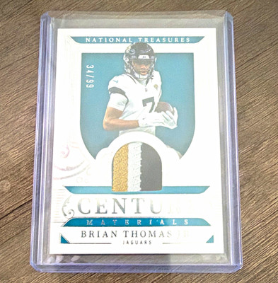 2025 National Treasures Century Materials Brian Thomas Jr. Jags /99
