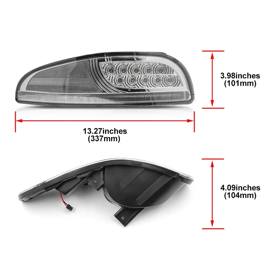 Luz de estacionamiento LED secuencial de esquina DRL para Chevy Corvette C5 97-04 Foto 4 de 4