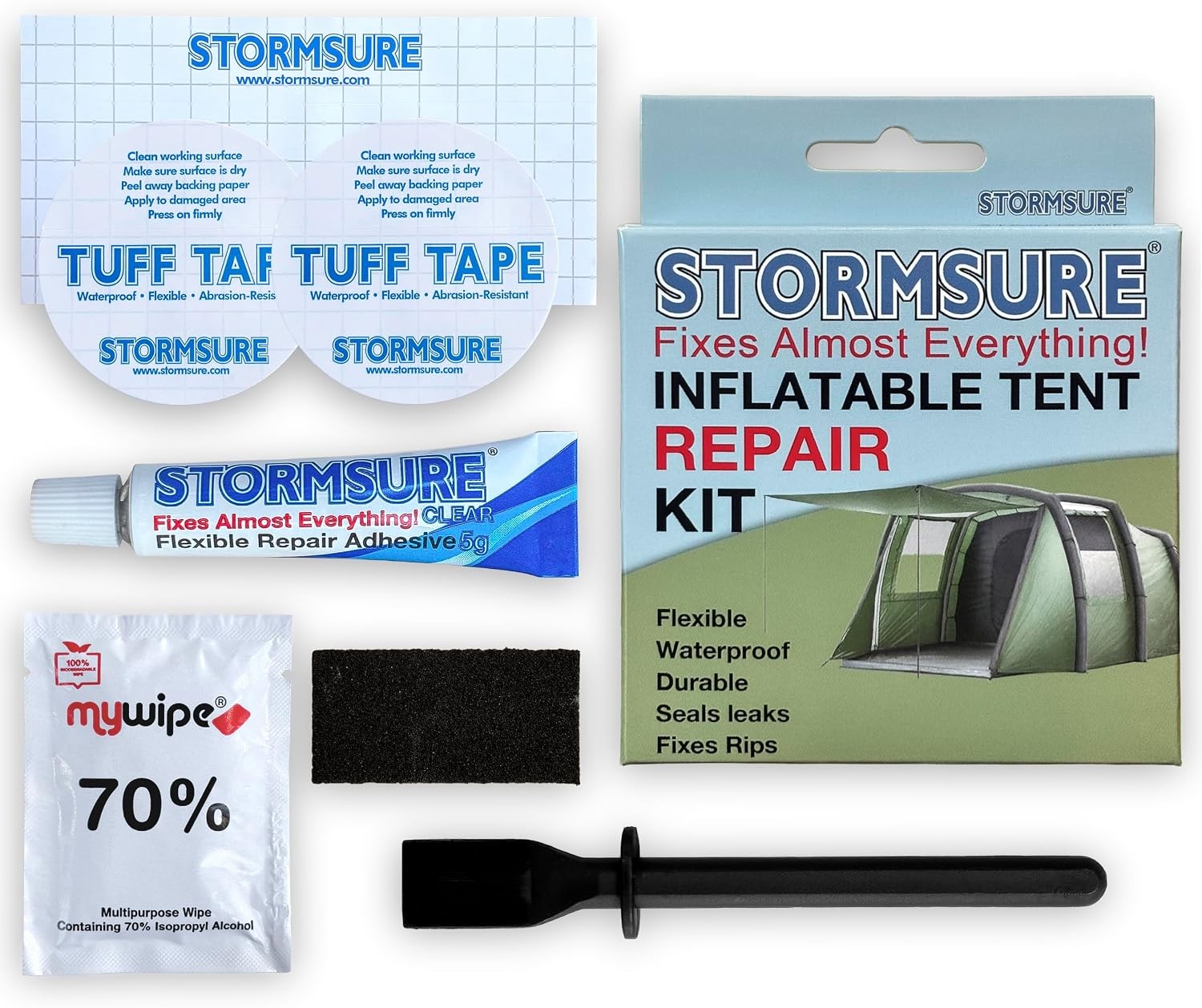 Waterproof Inflatable Tent Repair Kit - - Image 5