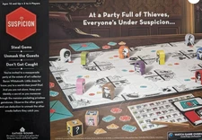Suspicion - A Game of Secret Identity & Deduction 10+ 2 to 6 Players Board Game