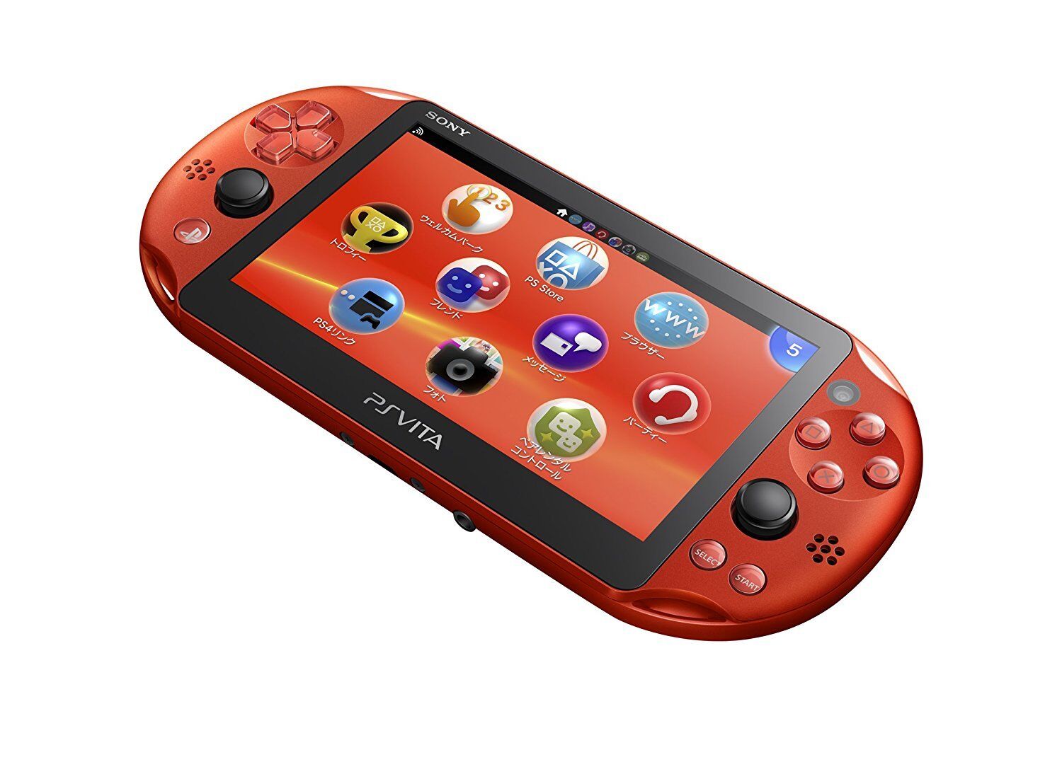 SONY PS Vita PCH-2000 ZA26 Metallic Red Console Wi-Fi model JAPAN IMPORT