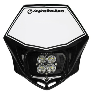 Baja Designs Motorcycle Race Light LED D/C Black Squadron Sport 55-7001-BK