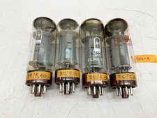 Quad Of Chinese El34 Tubes Tested And Matched (c)