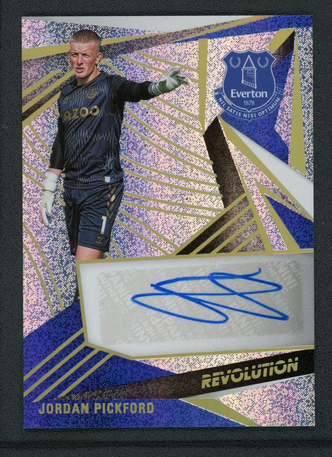 2020-21 JORDAN PICKFORD AUTO PANINI REVOLUTION PREMIER LEAGUE AUTOGRAPHS