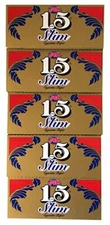 JOB Gold 1.5 Slim Cigarette Papers 1 1/2 Slim Rolling Papers (5 Booklets)