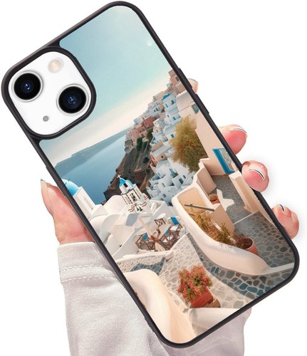 graphic Santorini design For Samsung A15 A16 S23 S24 S25 Ultra FE Flexible Cover - 第 17/25 張圖片