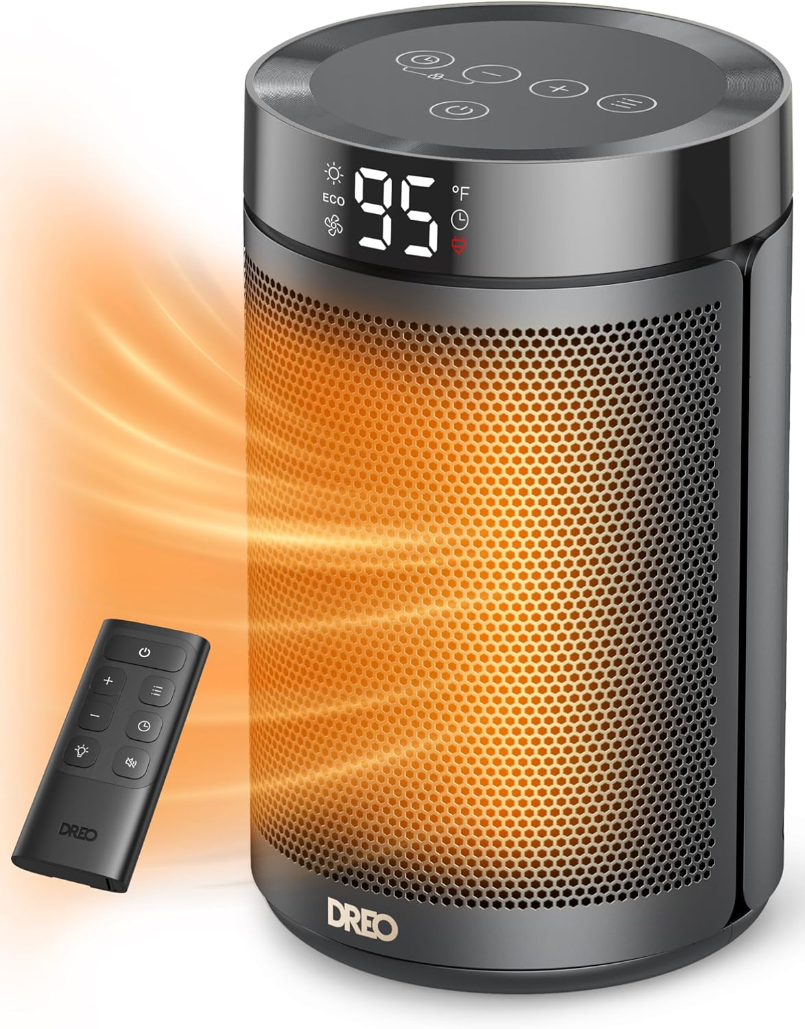 Space Heater, Portable Electric Heaters for Indoor Use with Thermostat, Digital-image