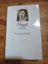 HEGEL FENOMENOLOGIA DELLO SPIRITO ediz RBA