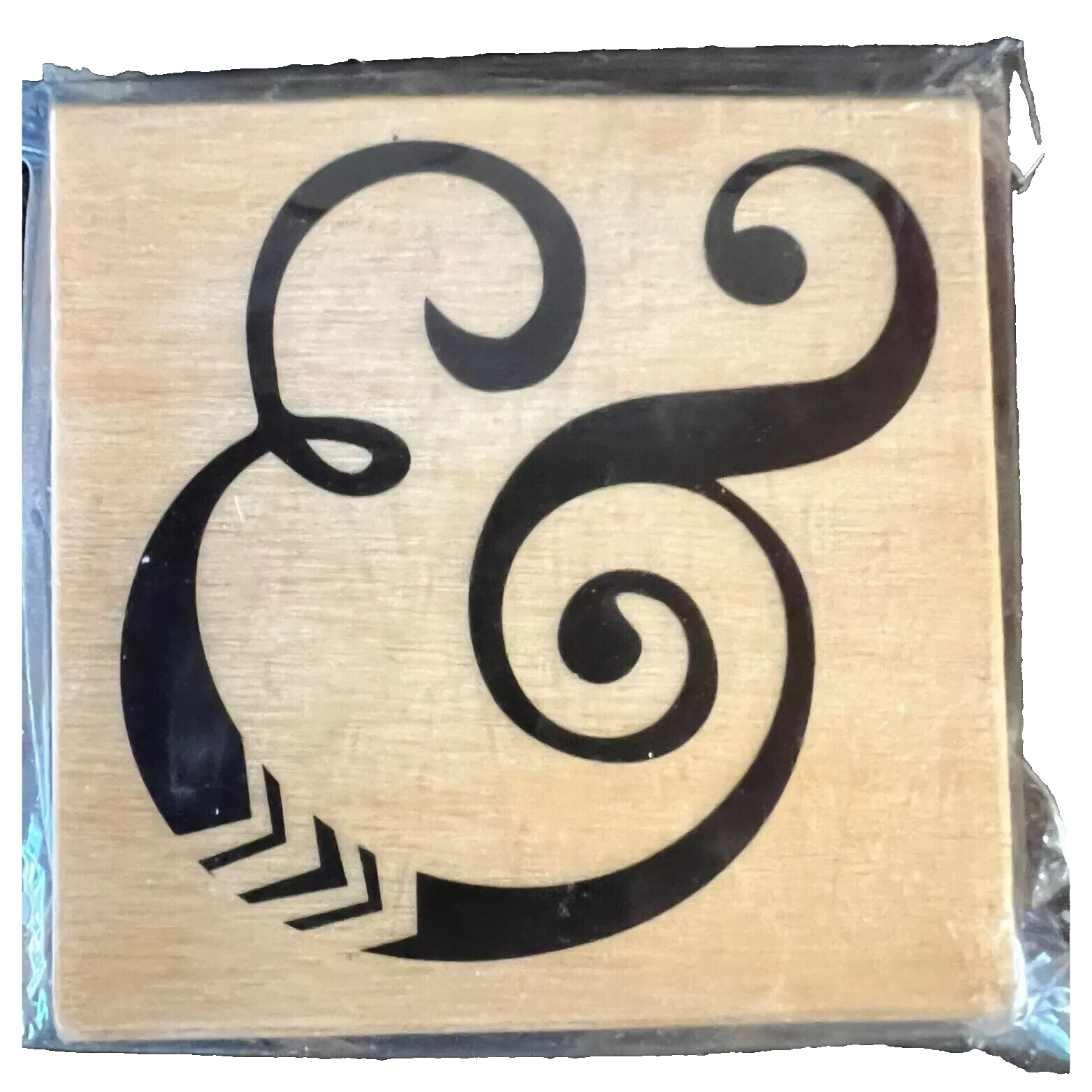 Michaels Wood Craft Stamp for Scrapbooking DIY Projects Ampersand Sign