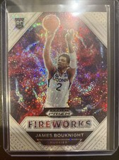 James Bouknight Panini Prizm NBA Draft Picks White Sparkle Fireworks SSP Only 20