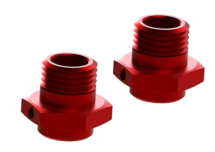 Arrma Wheel Hexes 17.6mm Aluminum Red Talion Notorious 1/7 Felony