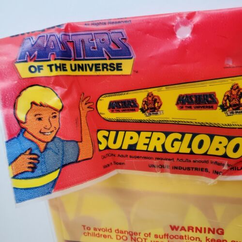 Vintage 1984 He-Man Masters of the Universe Superglobo aufblasbar Neu in Verpackung - Bild 7 von 7