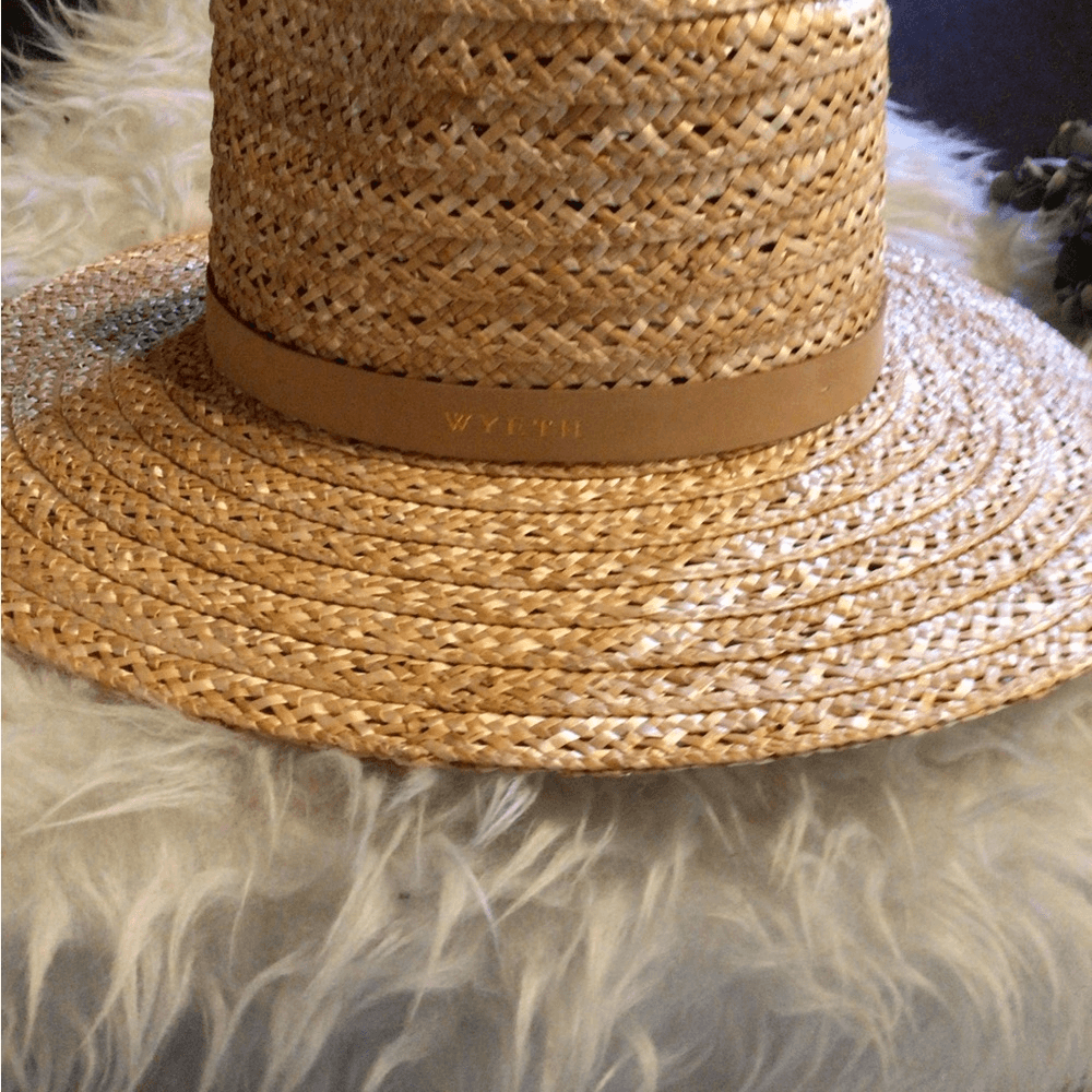 NEW! Rare Wyeth Stamped straw rancher | eBay