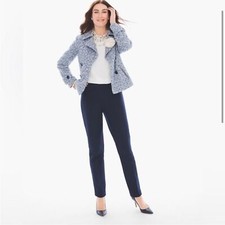 Chicos Open Front Tweed Jacket Size 2