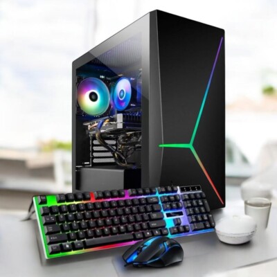 GAMING READY ARGB Custom Computer Desktop i7 PC 32GB RAM 4TB SSD RTX 4060 W11