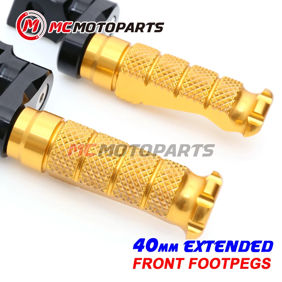 Clavijas delanteras bajadas CNC 40 mm para Street Triple 765 675 / RS / R / RX Foto 2 de 4