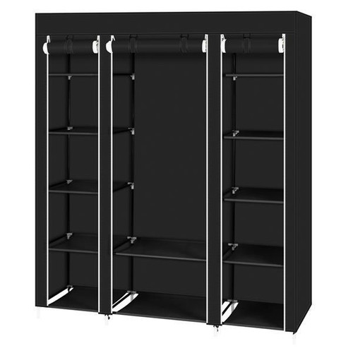 Hot Sale 69" Portable Clothes Closet Wardrobe Storage Organizer with Non-Woven - Picture 7 of 12