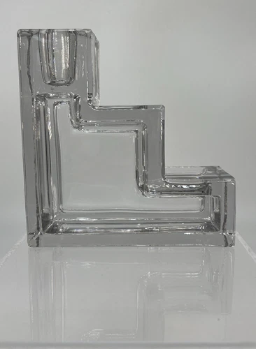 WILBUR ORME "PRISTINE" #496 Candle Holder 1930s Modern Cubist Minimalist