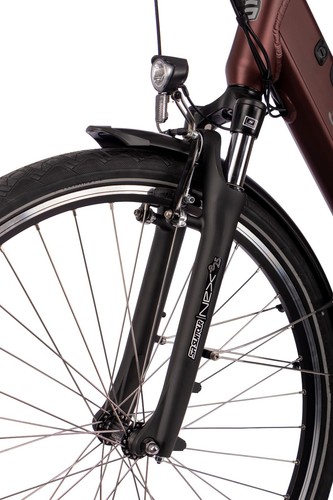 SAXONETTE Optimum Plus Pedelec E-Bike, 250W Mittelmotor, Intube-Akku, Nexus 7G - Bild 7 von 14