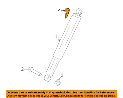 FORD OEM 15-23 E-350 Super Duty Shocks Components-Shock Retainer Nut N806085S441