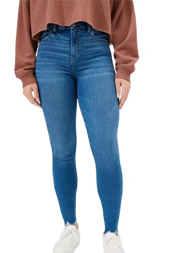 High Rise Waisted Jegging Crop Size 