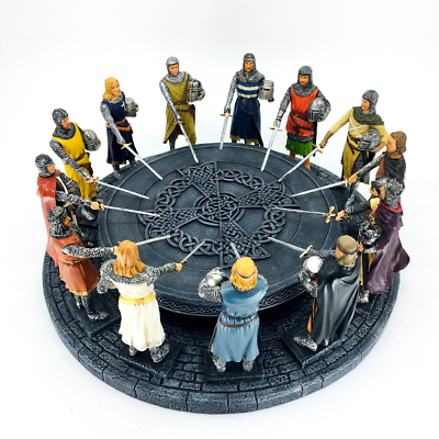 King Arthur and 12 Knights of The Round Table Statue | Excalibur