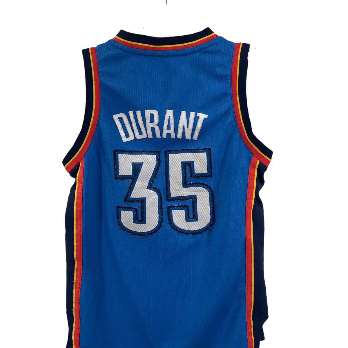 Kevin Durant Oklahoma City Thunder Jersey #35 White NBA Adidas Boys Size XL  J271