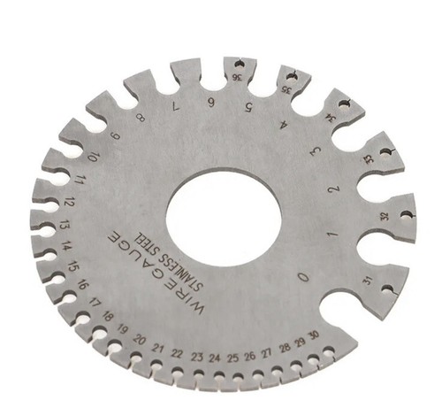 Wire gauge metal round wire diameter gauge diameter gauge measuring instrumen`gw - Picture 2 of 7